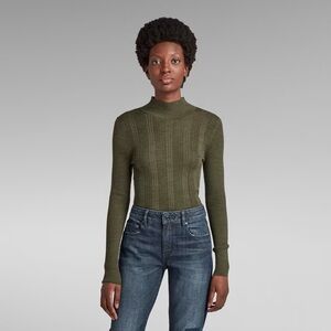 NWT - G-Star Rib Turtle Knitted Sweater